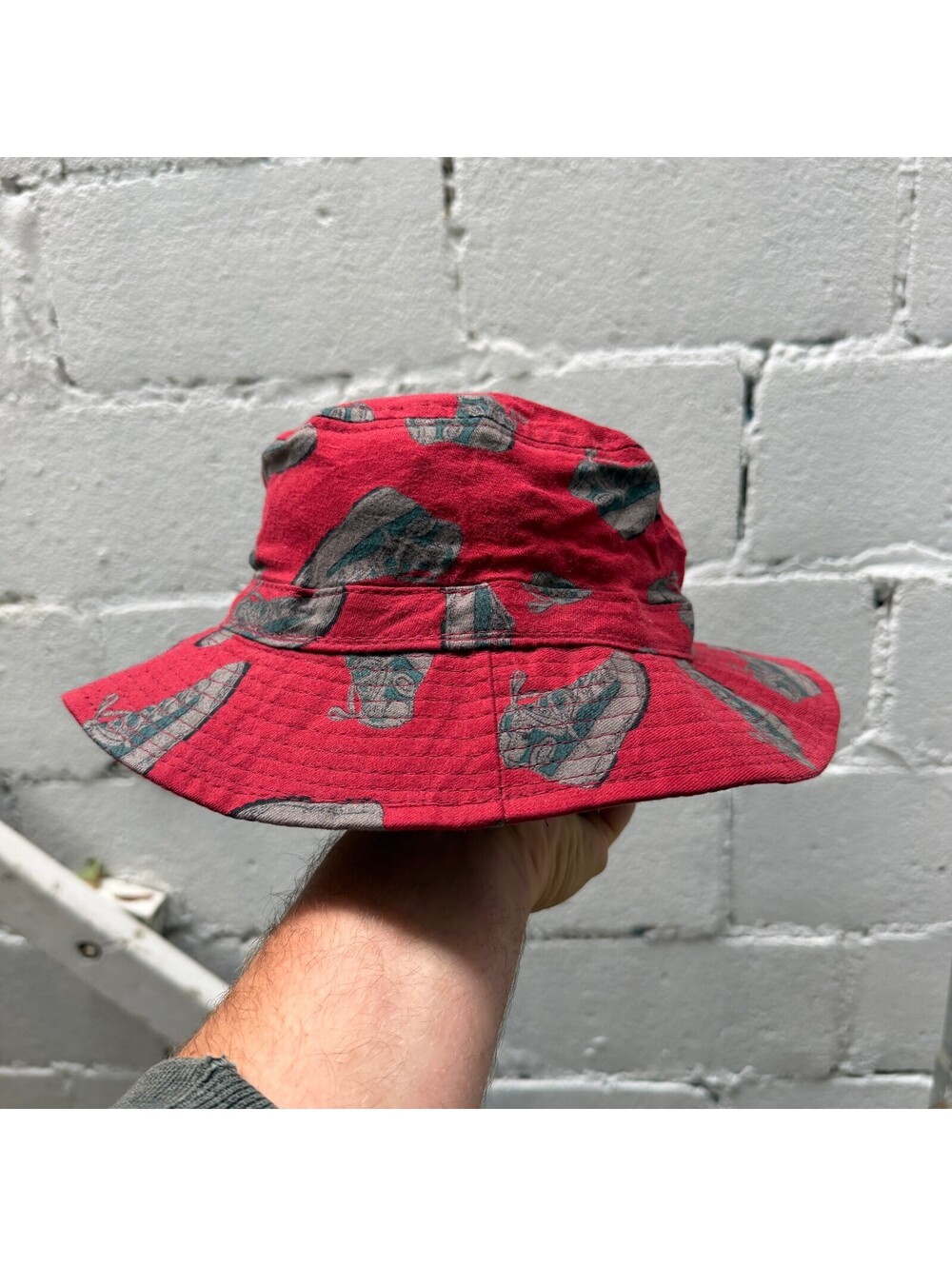 Vintage 90s EMS Boot Bucket Hat Design